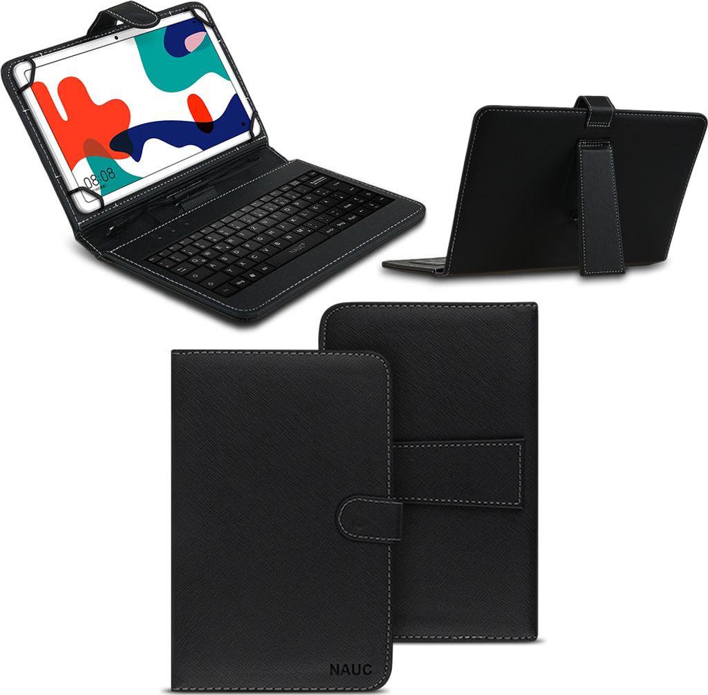 Tastatur Hülle Tasche für Huawei MatePad 10.4 QWERTZ Keyboard Cover USB Case