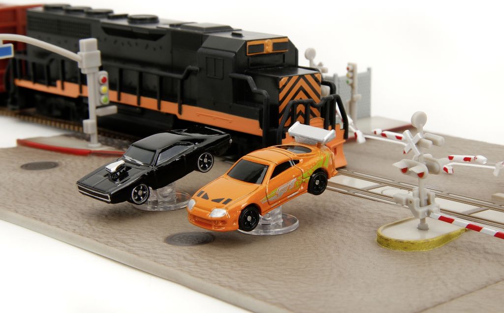 Jada Fast & Furious Nano Szene Zug Diorama Silber  Silber Produktbild 9
