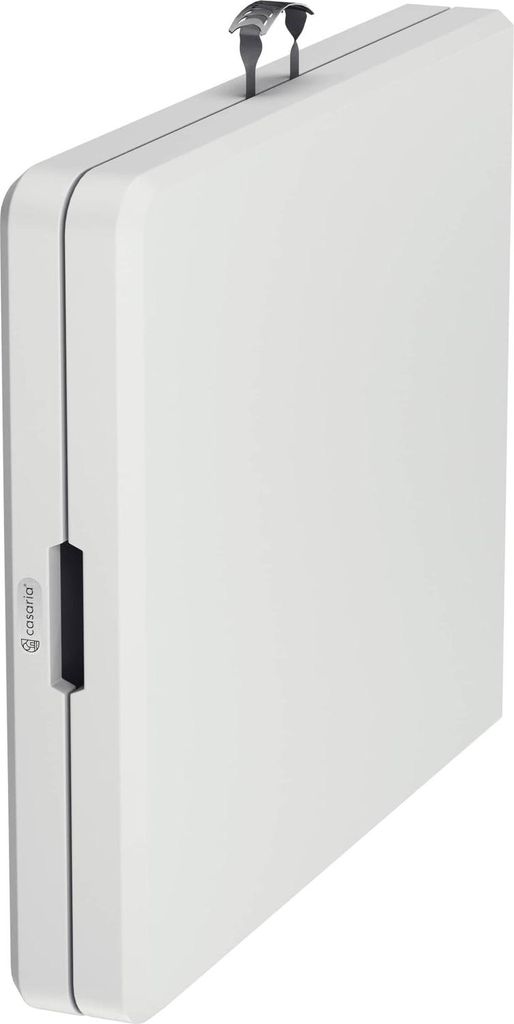 Klapptisch mit Griff, weiß, 183 cm, leicht zu verstauen