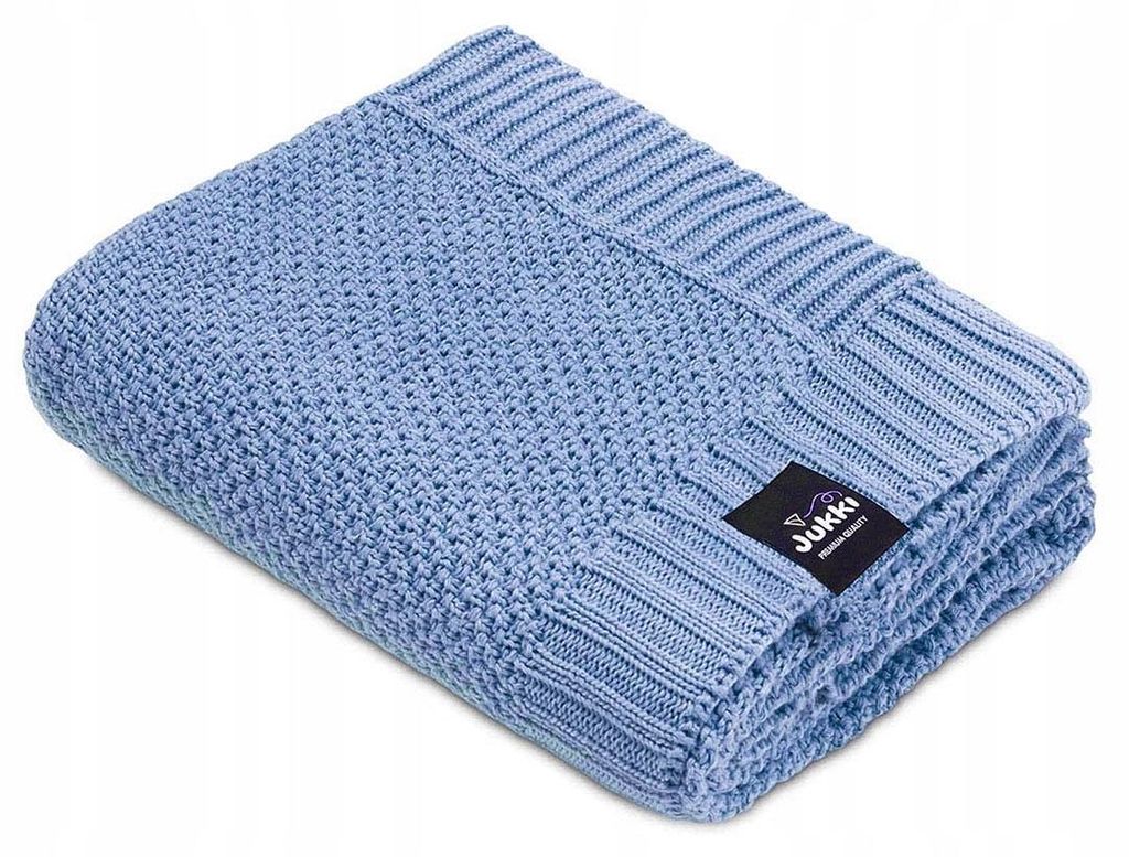 Jukki pletená deka 80x100 cm ze 100% bavlny – dětská deka, Obrázek produktu 