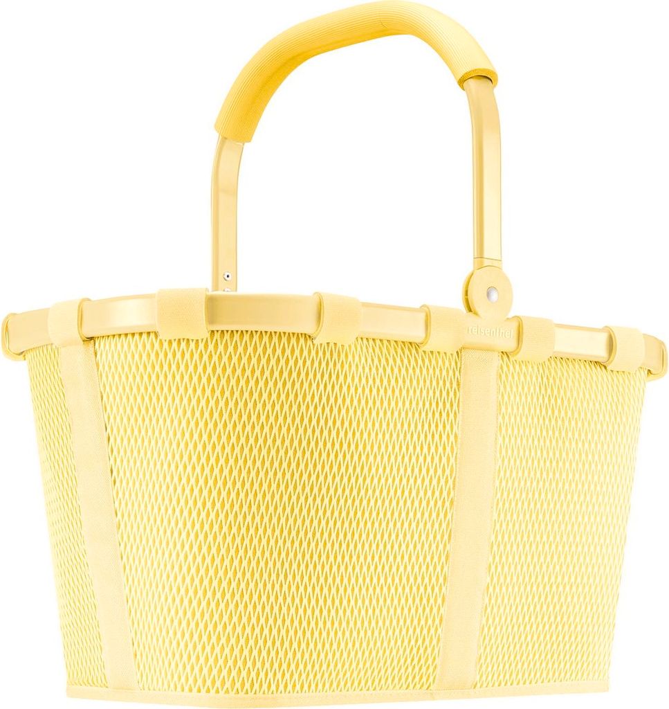 reisenthel carrybag, Einkaufskorb, Korb, Picknickkorb, Frame Mesh Lemon, 22 L, BK2037