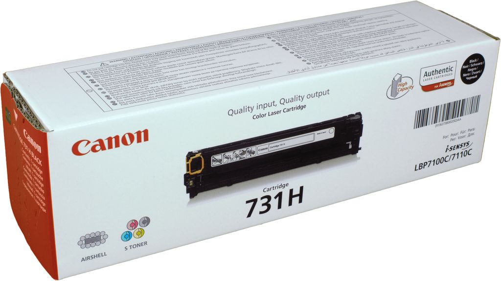 Canon 731H, 2400 Seiten, Schwarz, 1 Stück(e) Produktbild 