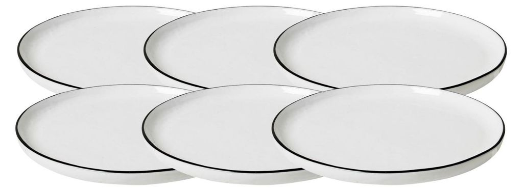 Broste Copenhagen SALT Dessertteller 18cm Set6 Produktbild 
