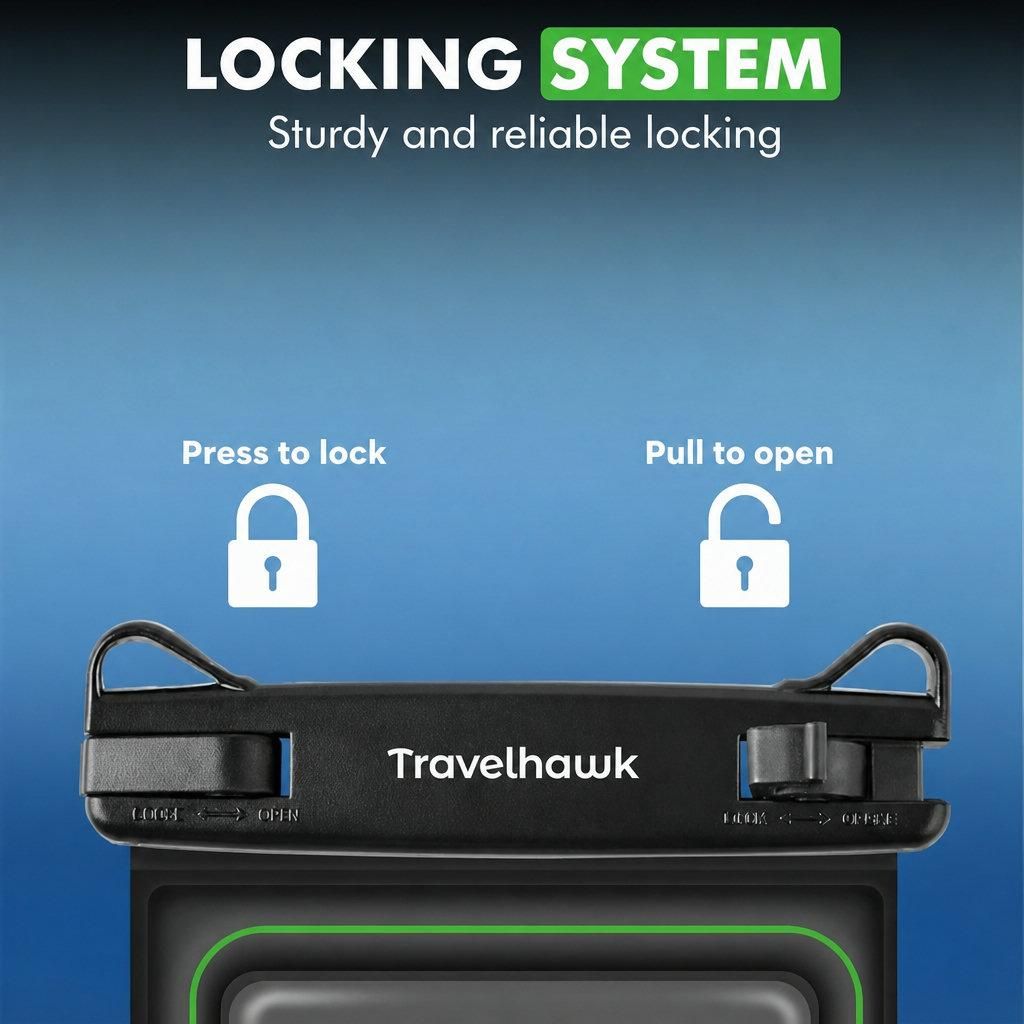 Travelhawk Waterdicht Telefoonhoesje – Set van 2 Waterproof Produktbild 