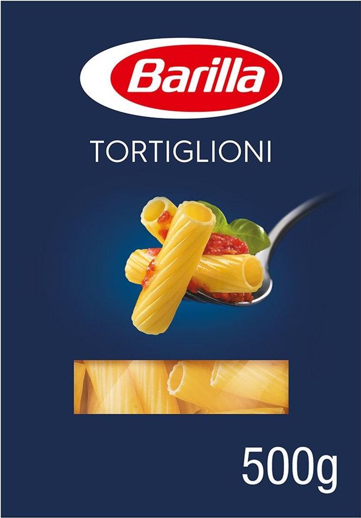Barilla Pasta Klassische Tortiglioni n.83 aus hochwertigem Produktbild 