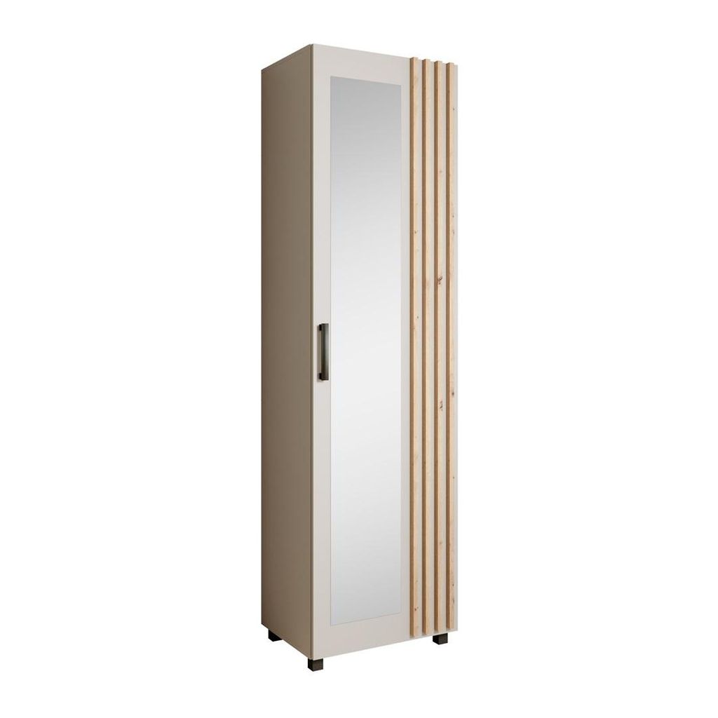 Garderobenschrank LIVIA Kaschmir – Flur-Hochschrank mit Produktbild 
