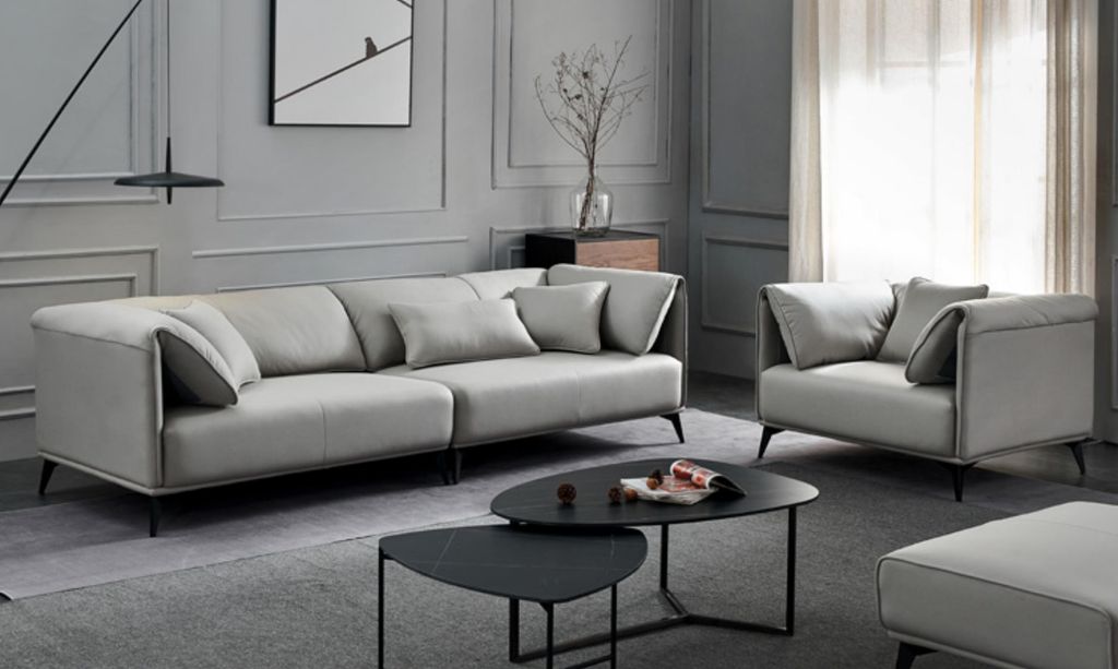 Italienische Design Sofa Sofagarnitur 4+1 Sitzer Couch Polster Garnitur Möbel