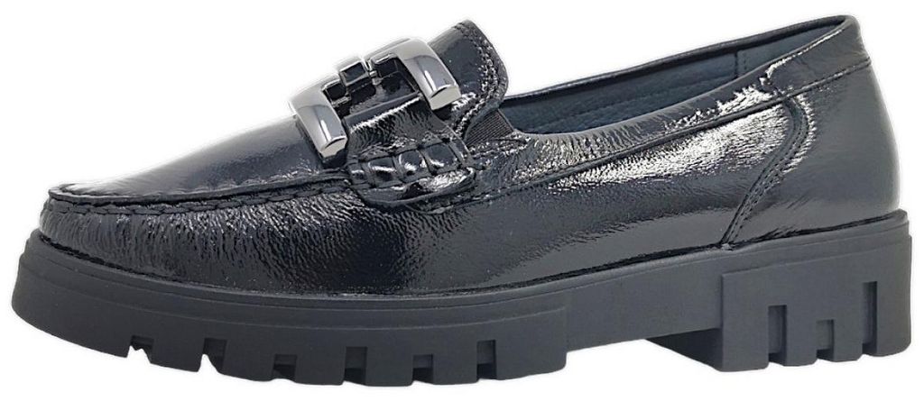 Waldläufer H-Serena Damenschuhe Halbschuhe Slipper Schwarz Produktbild 