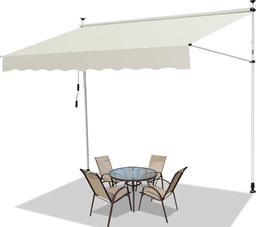 TolleTour Tenda 3M Senza Forare: Robusta e Idrorepellente Crema