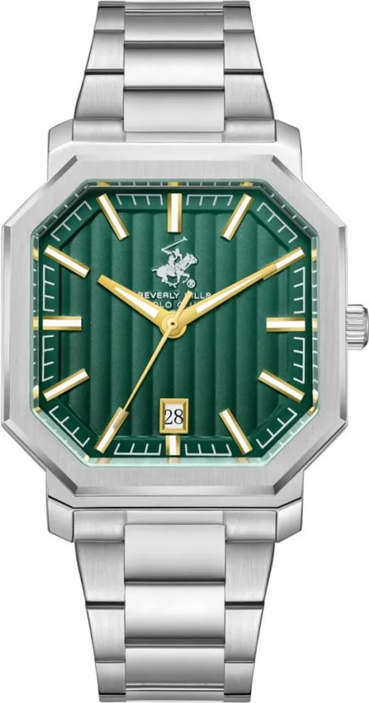 Montre Homme Robuste et Élégante Beverly Hills BP3793X.370 Vert Mode