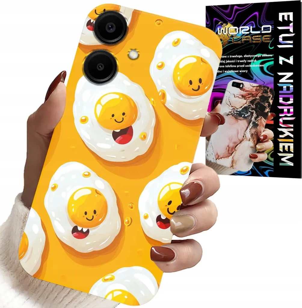 Custodia Samsung Galaxy A06 5G Design Smile Egg + Screen Protector