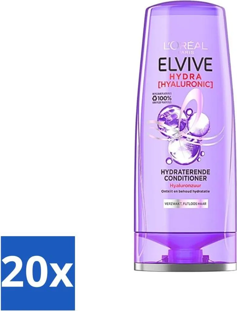 Scorta Famiglia 20 Pezzi Balsamo Elvive Hydra Hyaluronic 200ml - Convenienza