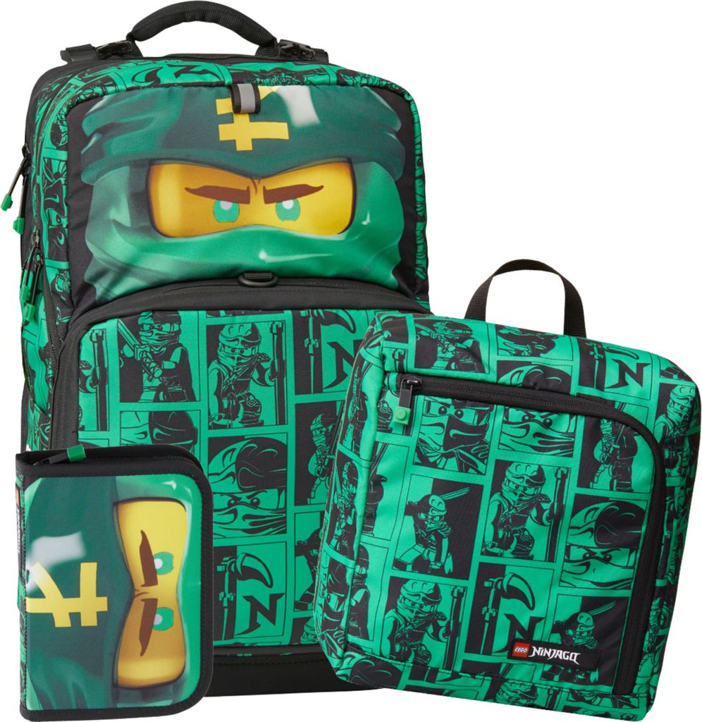 LEGO NINJAGO Green - Maxi Plus Schulranzen Set Produktbild 