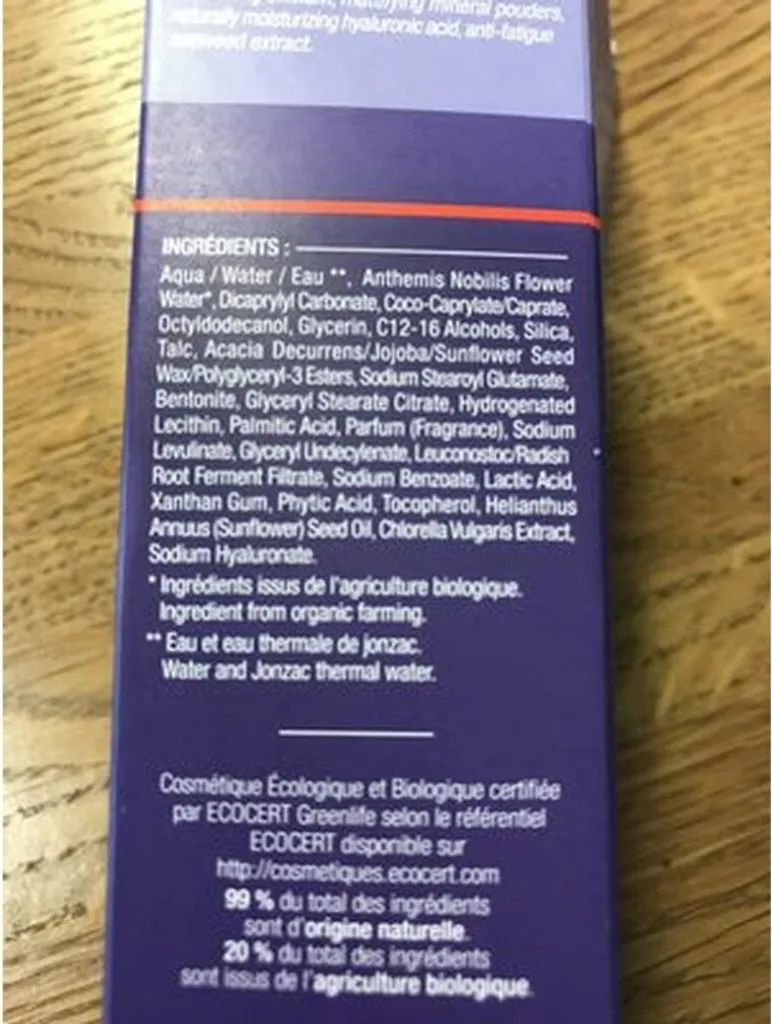 Peau Plus Ferme : Fluide Hydratant Jonzac For Men 50ml Soin Bio