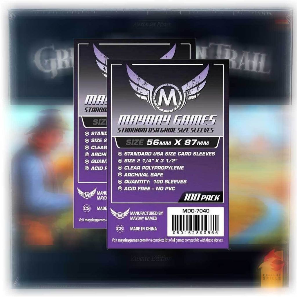 Mayday Standard Sleeve Hüllen 7040 Vorteilspack für Great Western Trail