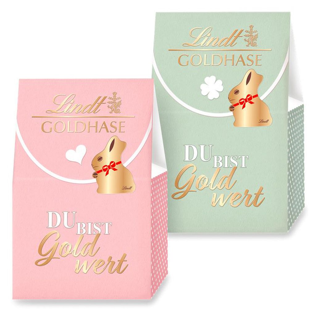 Produktbild Lindt Schokoladen Goldhase Du bist Goldwert 153g