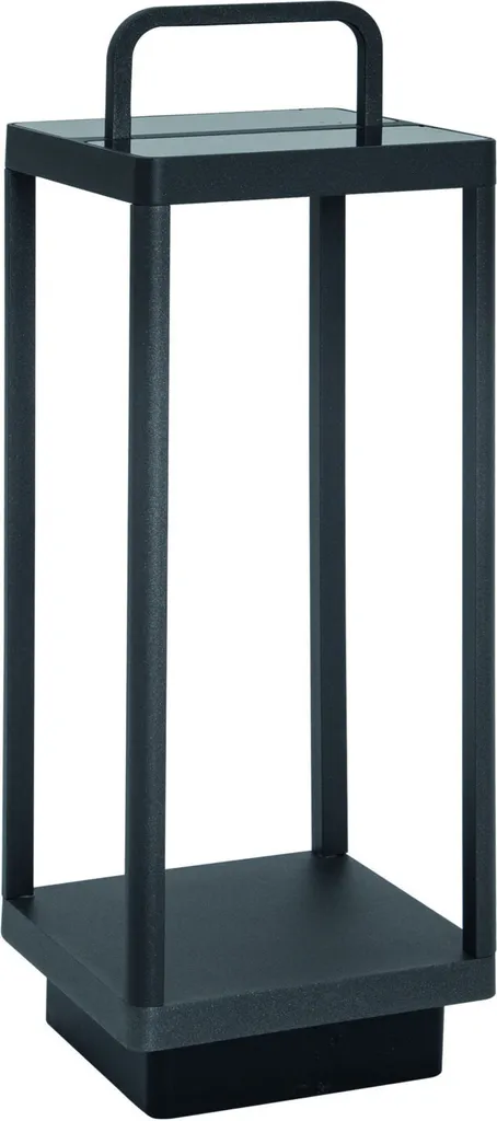 Borne Solaire LED Bali 2W Anthracite de 51cm avec Autonomie Optimale