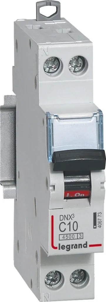 Disjoncteur 20A 1P+N 1 module DX3 406803 - Protection compacte et fiable 4.5kA