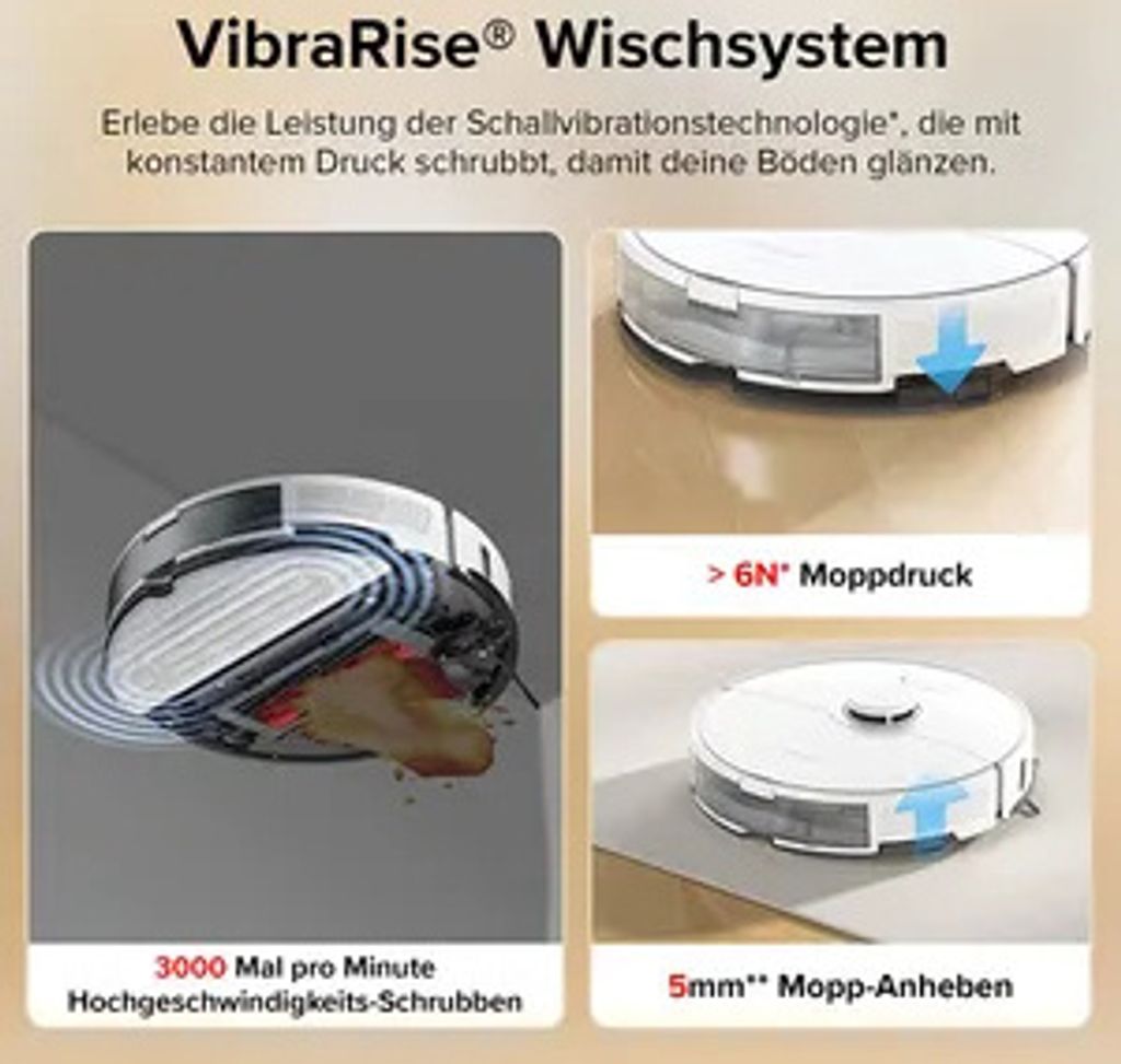 Odkurzacz robot Roborock S8, 69 W, 6000 Pa, podwójna Zdjęcie produktu 8
