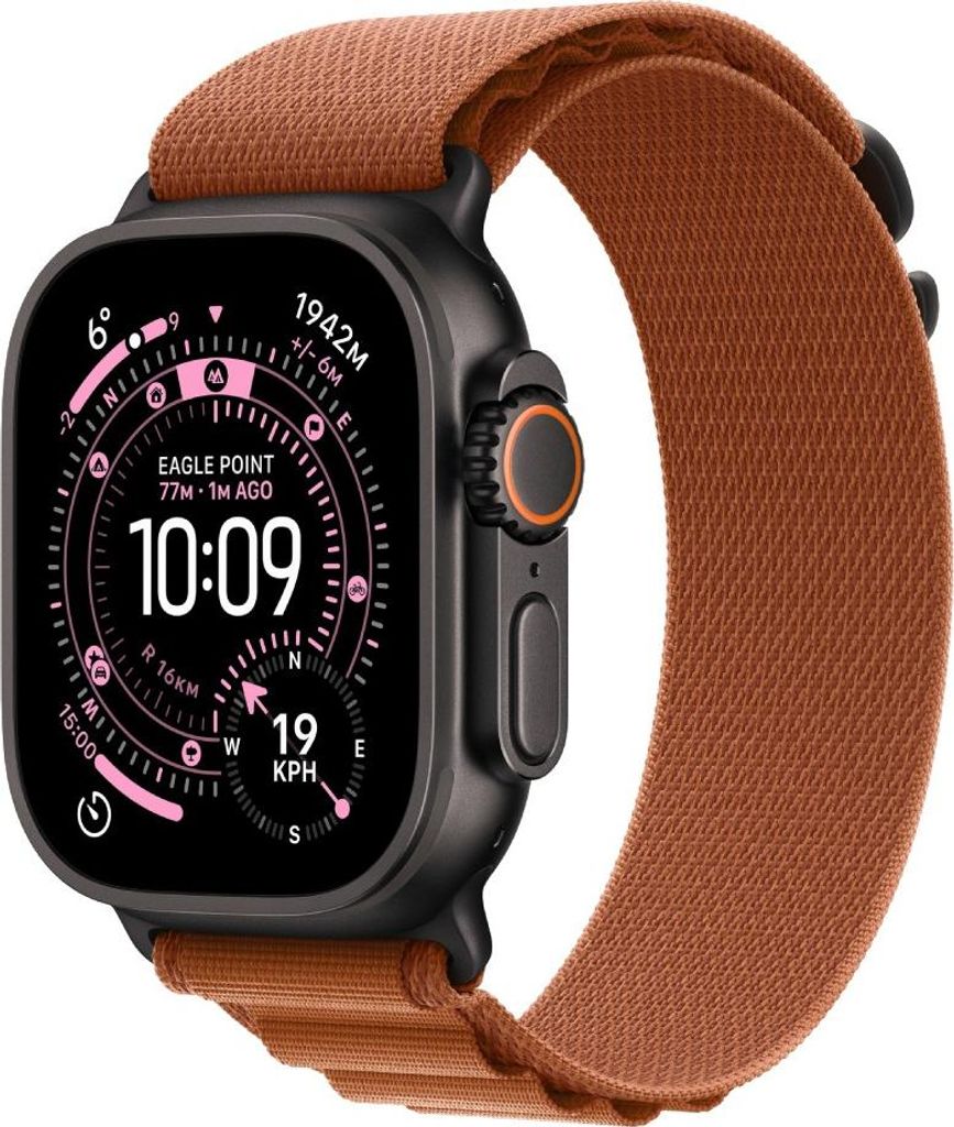 Apple Watch Ultra 3 Cellular 49 mm Noir titane avec Boucle Image du produit 