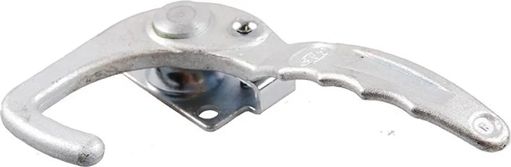 Fermeture à levier en acier zingué avec loquet coudé ZB-12