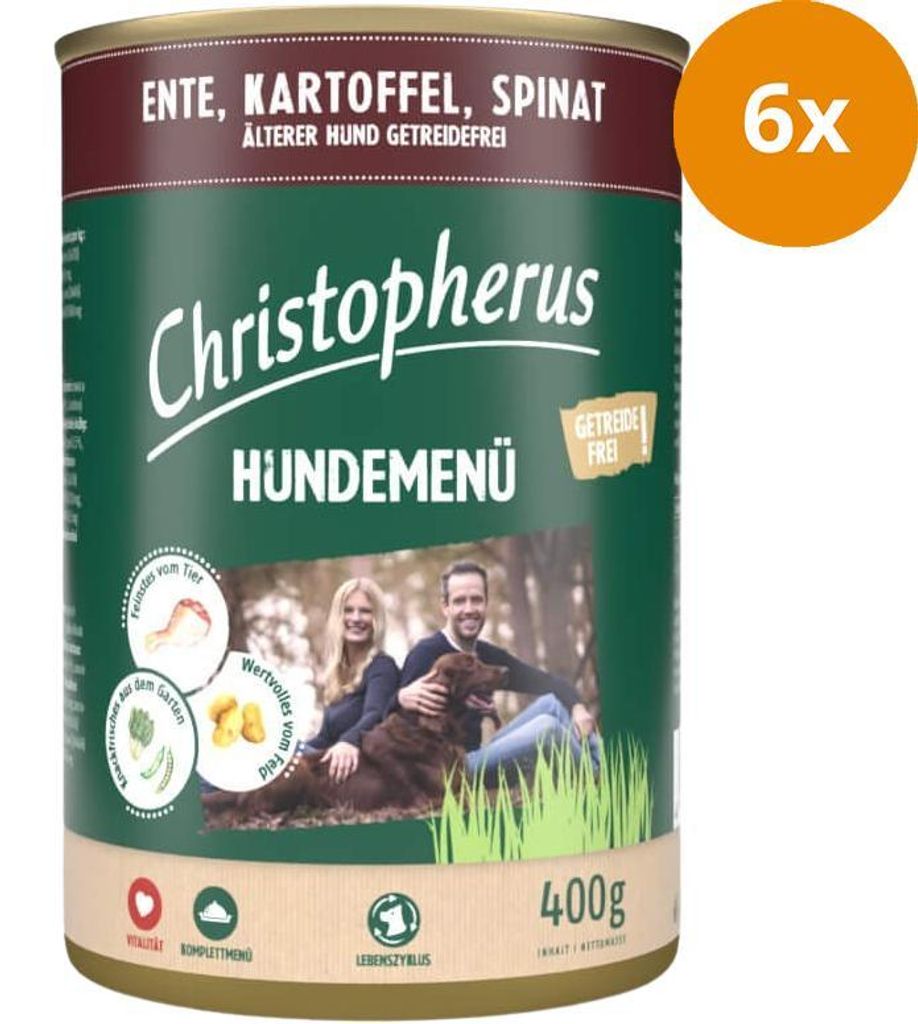 Christopherus Menü Senior Ente & Kartoffel 400 g Produktbild 