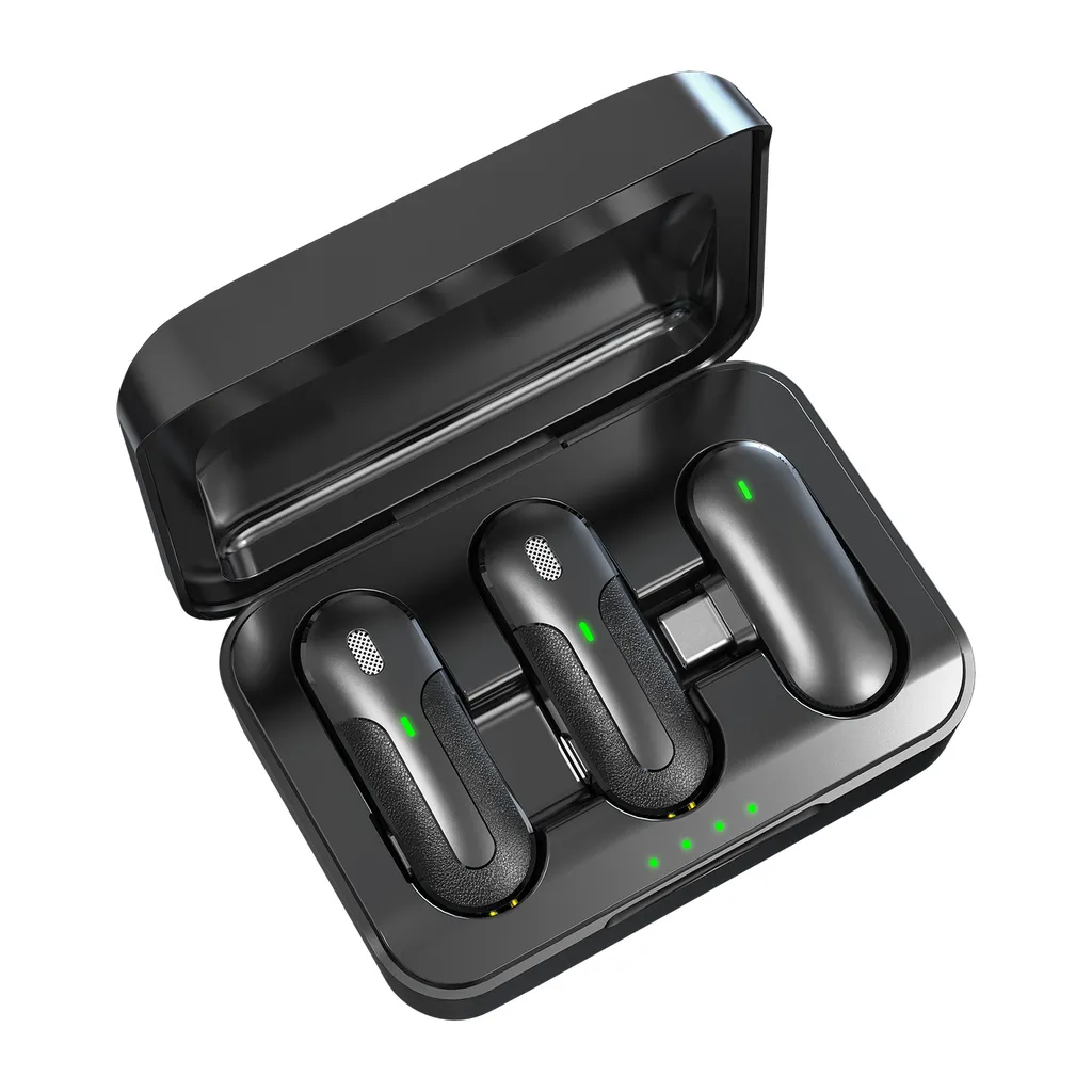 Microfono Lavalier Wireless Professionale Clip per TikTok e Live Stream - 8