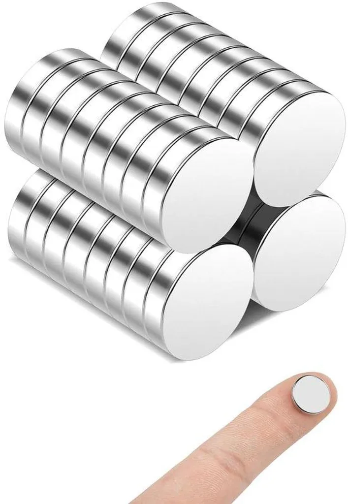 Aimants pour Tableau Blanc et Travaux Manuels 12x3mm Néodyme - 30 pcs