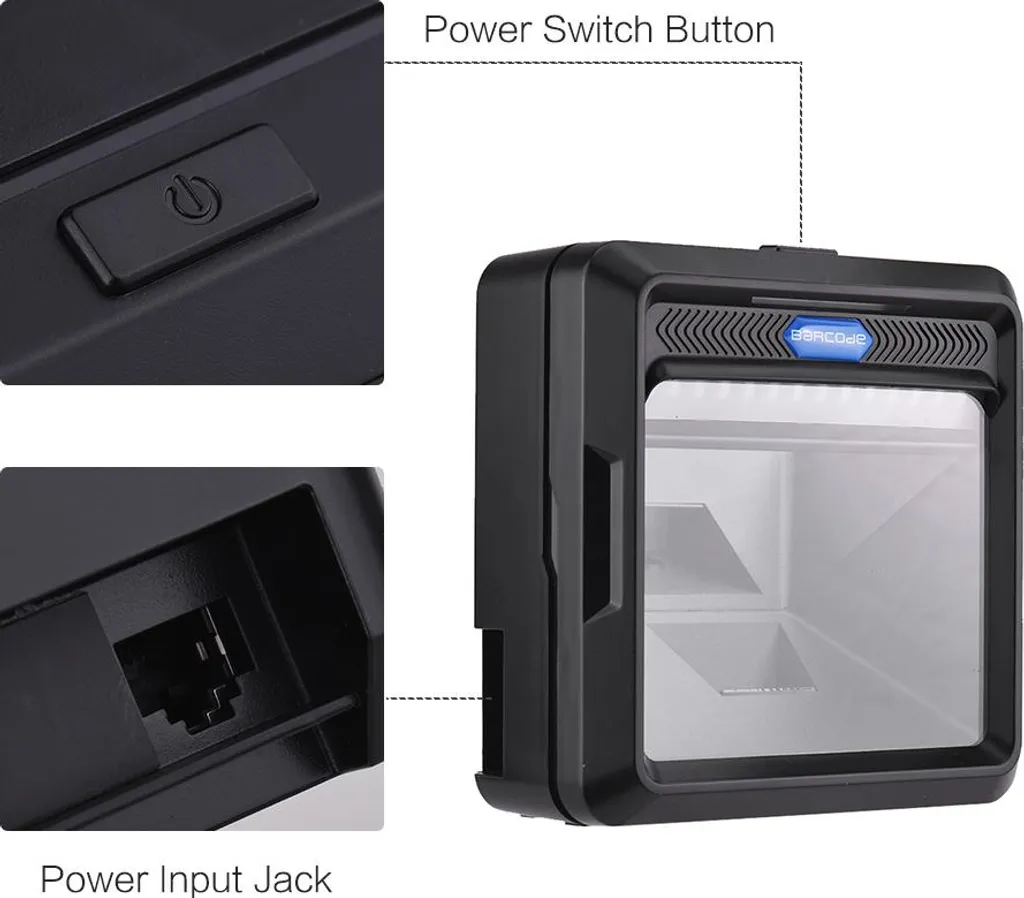 Scanner de codes-barres 1D 2D QR haute vitesse avec interface USB Pro