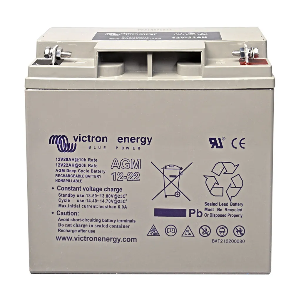 Batterie 12V 22Ah AGM Victron - Solution Fiable contre les Coupures