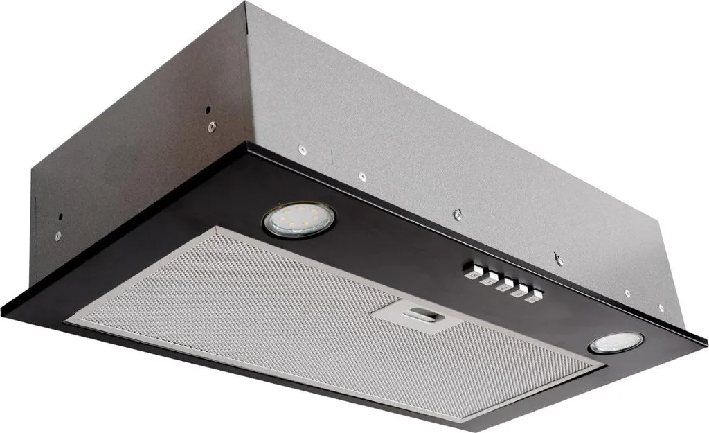 Hotte intégrable Ciarko SL-BOX Noir design compact et aspiration 171 m3/h