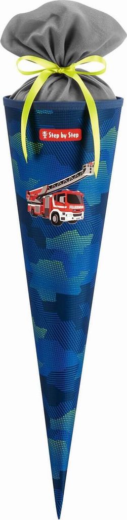 Krok za krokem Školní kužel hasičské auto Brandon modré Obrázek produktu