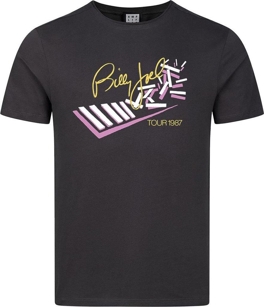 Amplified - "Tour 1987" T-Shirt für Herren/Damen Uni GD4319 (L) (Holzkohle)