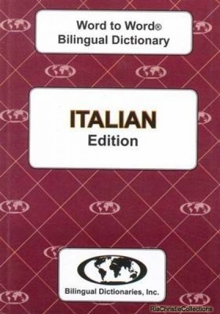 English-Italian & Italian-English Word-to-Word Dictionary