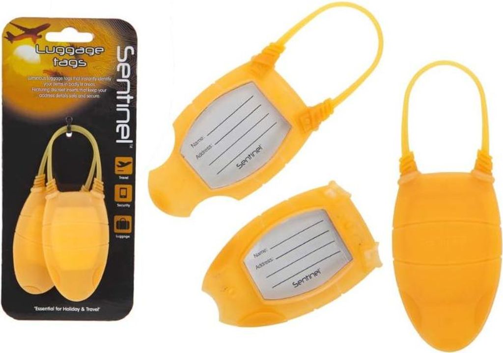 Kofferanhänger 2St. SENTINEL 799007 - orange