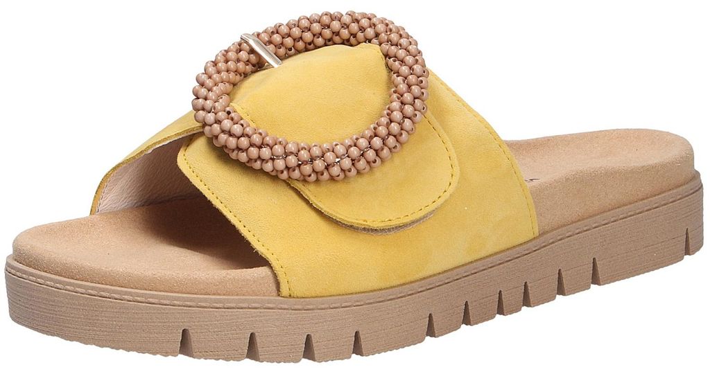 Gabor Damen Pantolette gelb Größe EUR 44