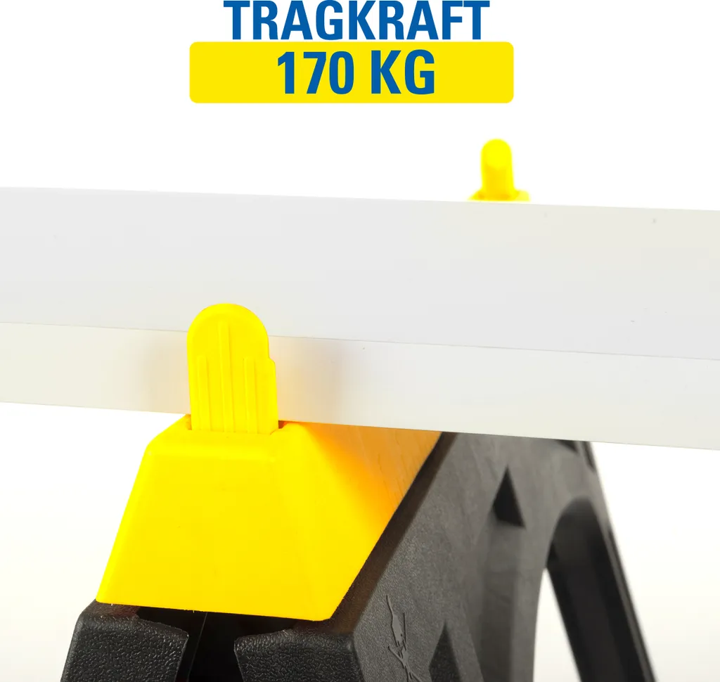 Tréteaux pour Établi de Garage et Bricolage - Pack de 2 Pliables 78cm - 2