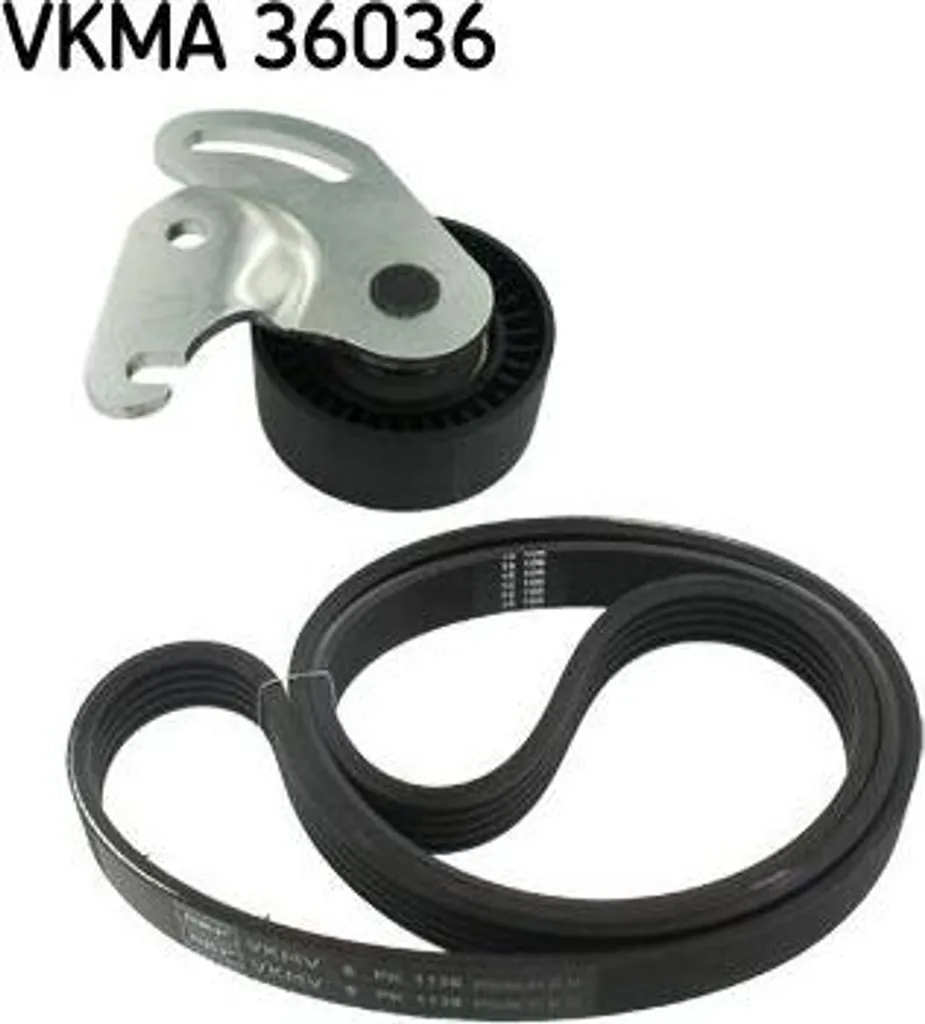 Kit courroie SKF VKMA 36036 pour stopper les bruits de moteur