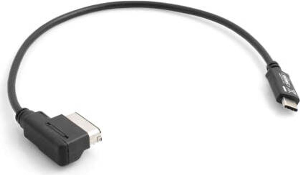 System-S KFZ Auto Media In AUX Flash Drive male zu USB 3.1 Type C male 30 cm für VW für Audi AMI MDI