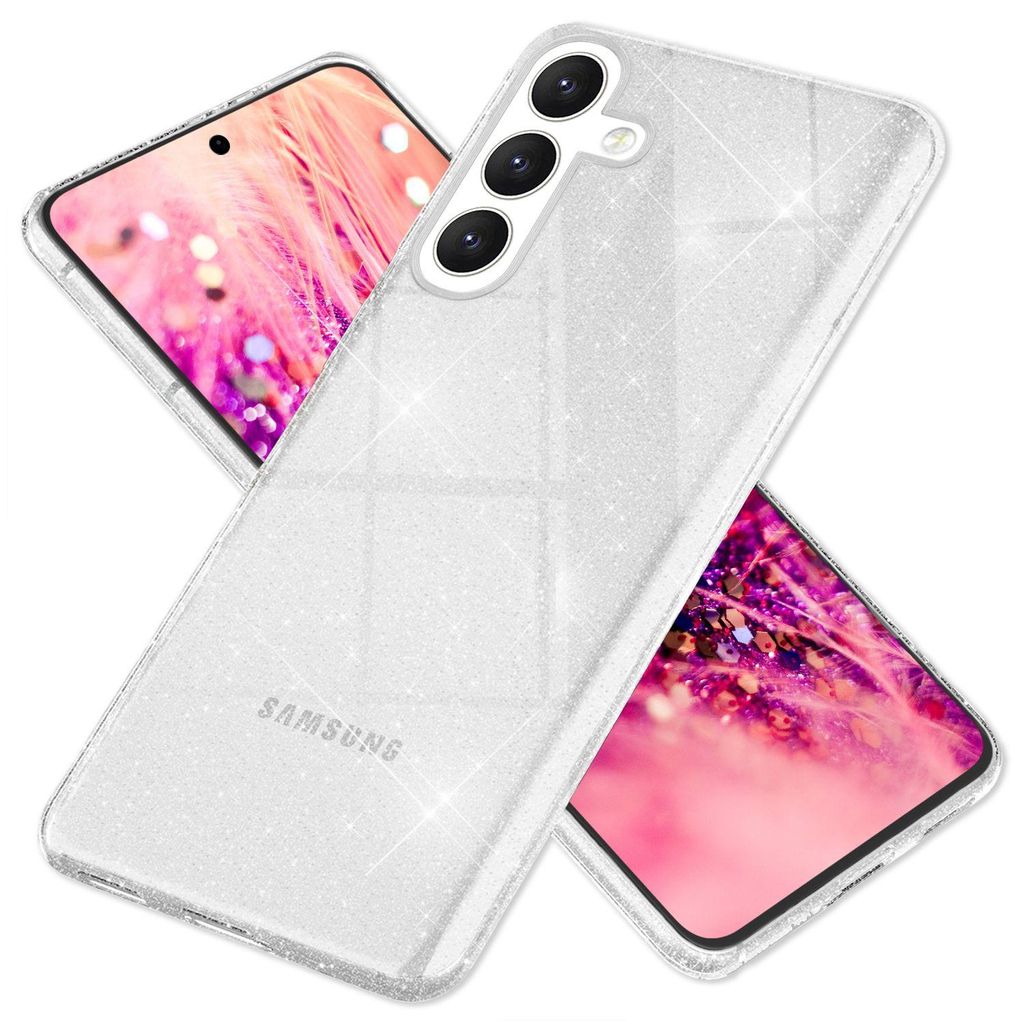 NALIA Glitzernde Schutzhülle für Samsung Galaxy S24 Hülle, Produktbild 