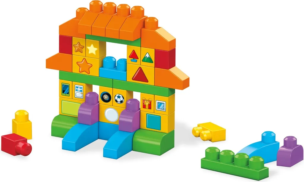 Sac de construction Mega Bloks multicolore de 150 pièces pour enfants
