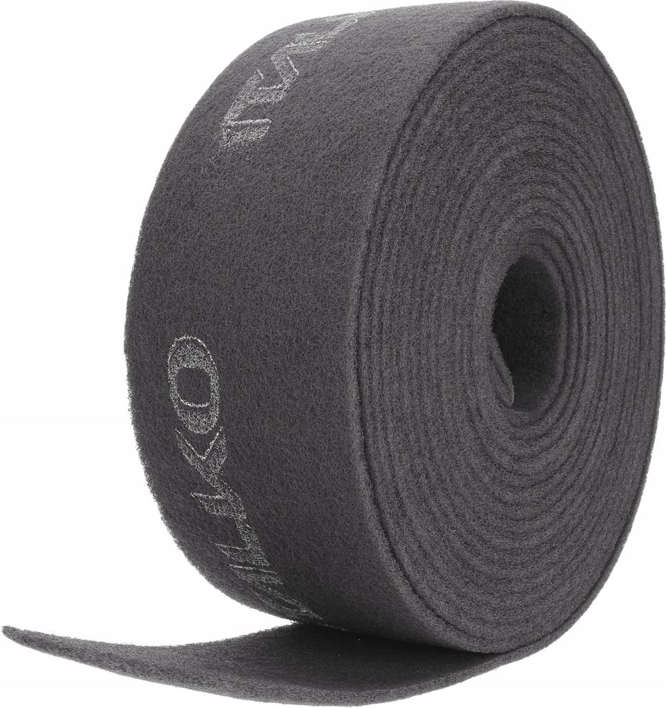 ITALKO Schleifvlies Rolle P800 Grau 115mm x 10m – Schleifvlies für Mattierung Metall Lack Kunststoff Nass Trocken