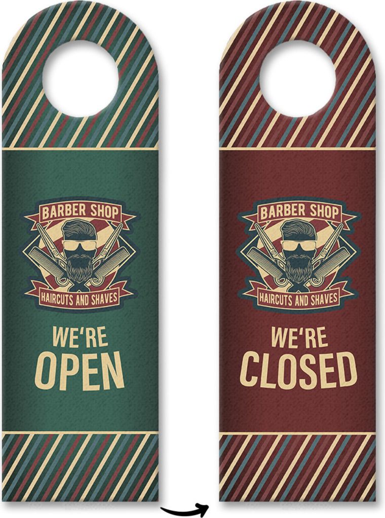 10x We're open oder closed Türhänger Türanhänger Türschild