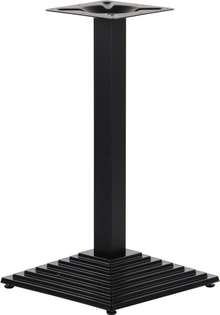 Tischgestell aus Gusseisen SH-5014-1, für Büro, Hotel, Restaurant, Maße 41x41x72,5 cm, Schwarz