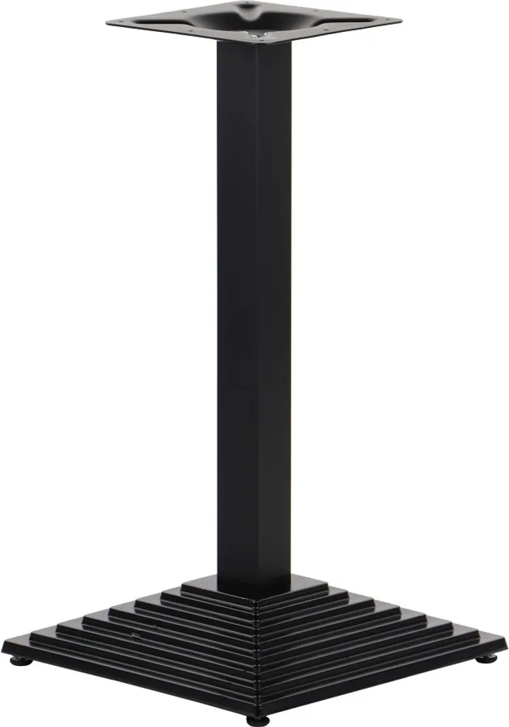 Base per tavolo in ghisa SH-5014-1, per ufficio, hotel, ristorante, dimensioni 41x41x72,5 cm, nero