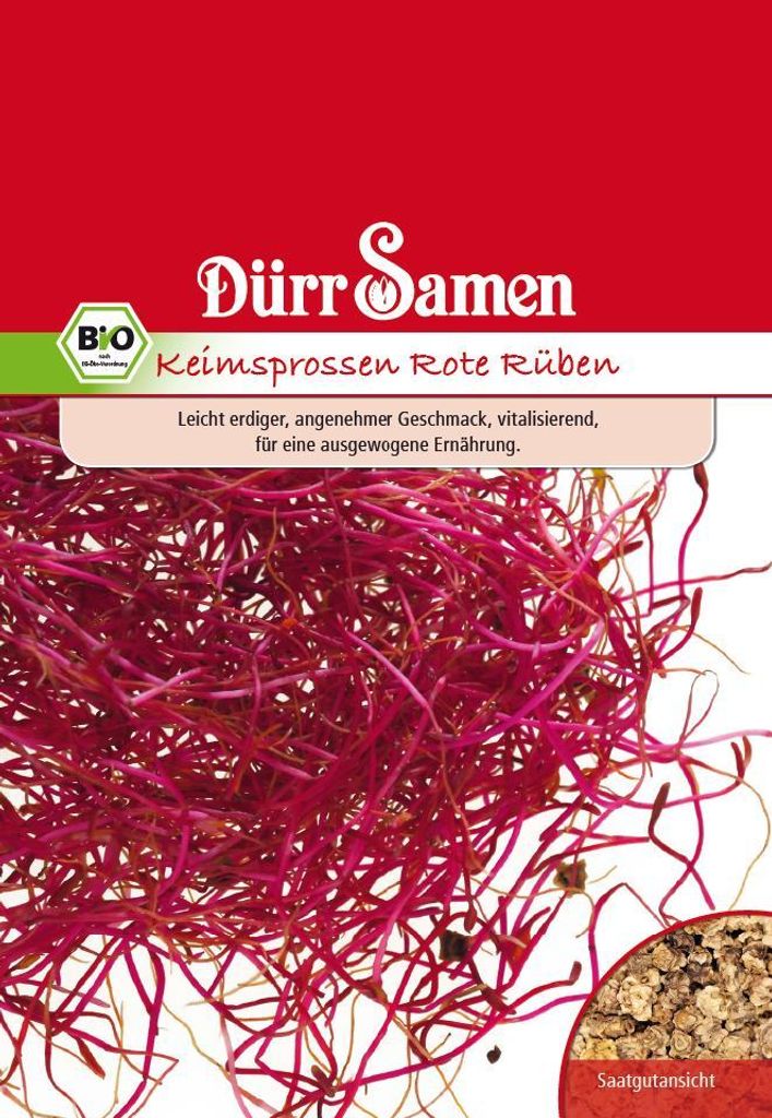 Keimsprossen Rote Rübe | -Keimsprossen von Dürr Samen Produktbild 