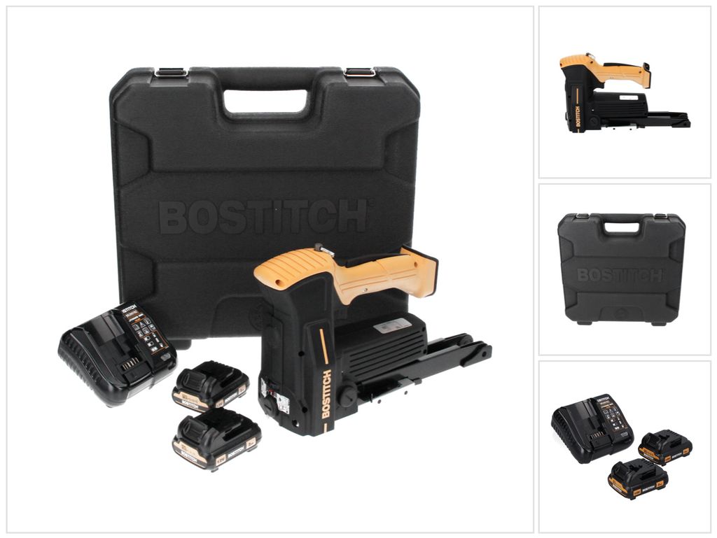 Bostitch DSA-3519-E 15-19mm 2x batterie Agrafeuse pour Image du produit 