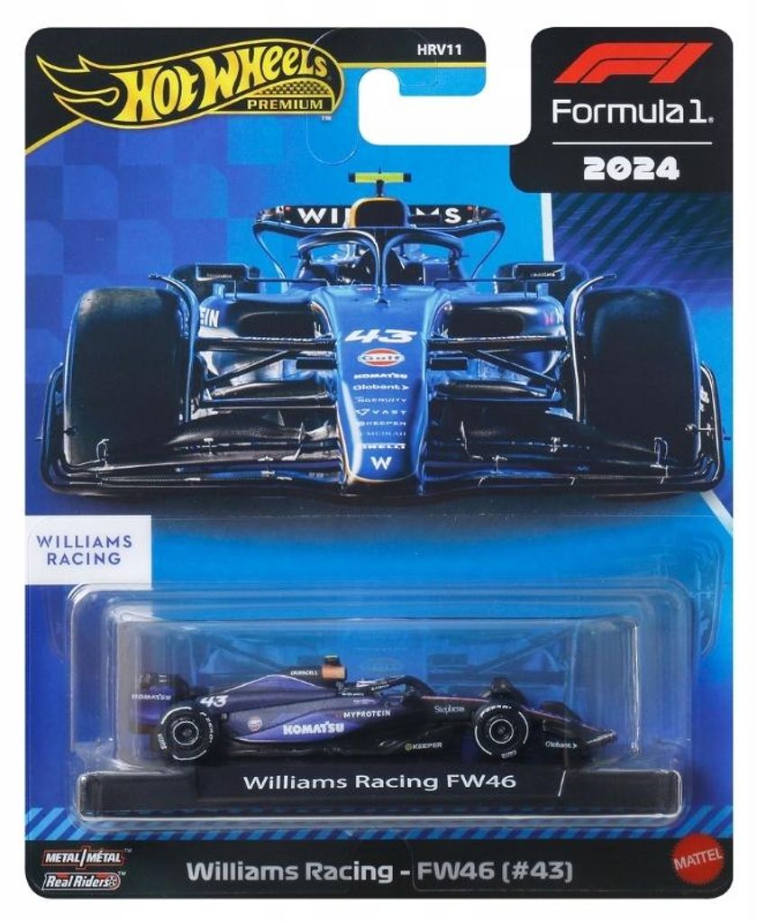Hot Wheels JBM20, Véhicule de course, 14 ans, Métal, Bleu Image du produit 