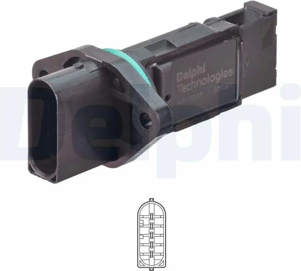 Débitmètre d'air pour réparation BMW E39 et X5 - Pièce Delphi AF10387