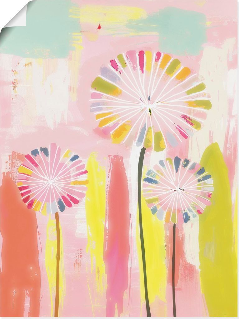 ARTland Poster Träume in Pastel Größe: 60x80 cm